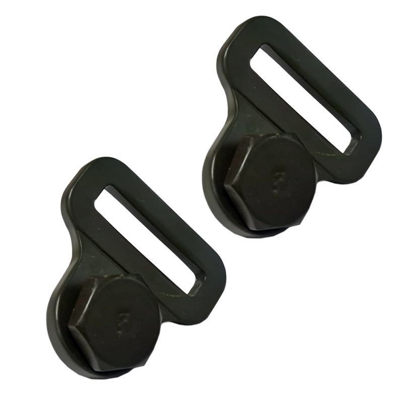 Joe's Motor Pool F Marked Late Safety Strap Buckle & Anchor Bolt set for  Ford  GPW (1 pair)