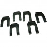 Clips de fixation de flexibles de frein (kit de 6) pour Jeep Willys MB Slat & MB (set of 6)