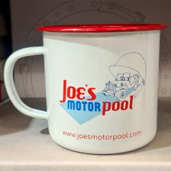 Mug en émail "Joe's Motor pool"