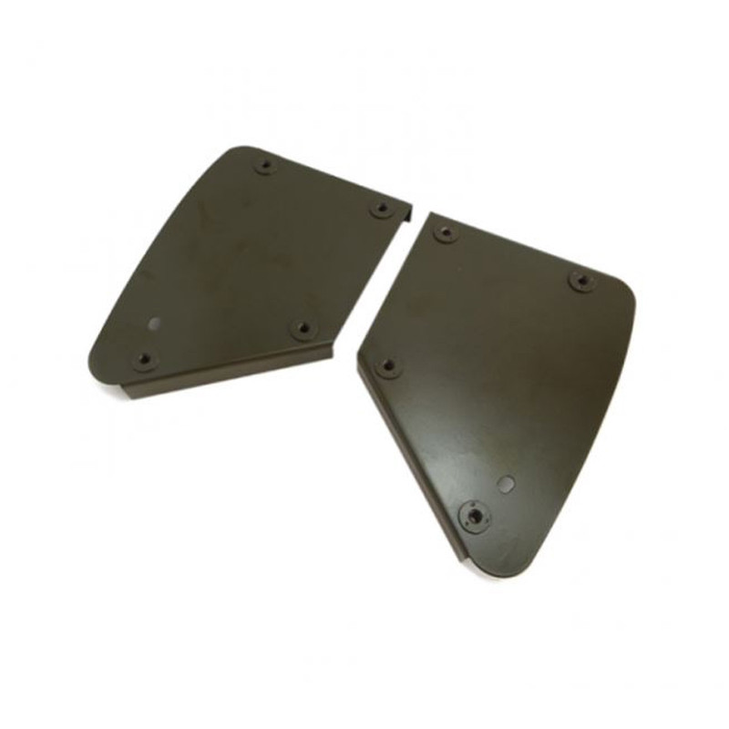 Jeu de plaques métalliques de protection d'accoudoir pour Jeep Ford GPW & Willys MB (1 paire)