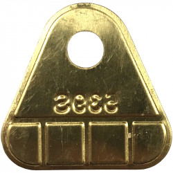 Joe's Motor Pool Carter Carburetor I.D Triangular Tag for  Ford  GPA,  GPW,  Willys MB Slat & MB